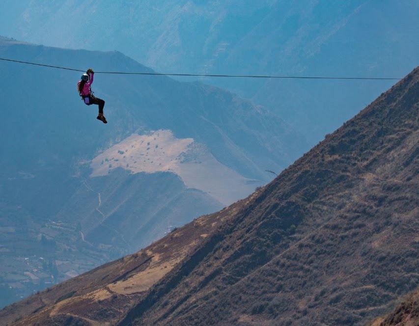Zipline + Puente colgante + Columpio extremo – tour en Cusco, Peru Sun Moon Tours